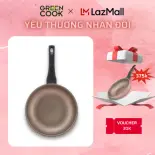 Chảo đúc vân đá chống dính GCP05-30IH TẶNG chảo GCP05-20IH công nghệ Hàn Quốc với 7 lớp chống dính - Hàng chính hãng greencook