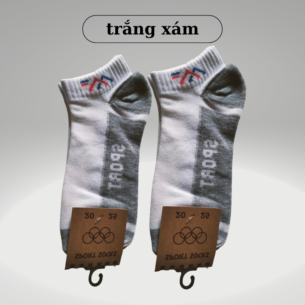 [VỚ KHỬ MÙI]Combo 10 đôi vớ cổ ngắn nam cao cấp [FREESHIP+QUÀ]tất nam công sở KHÁNG KHUẨN-KHỬ MÙI-CHỐNG HÔI CHÂN