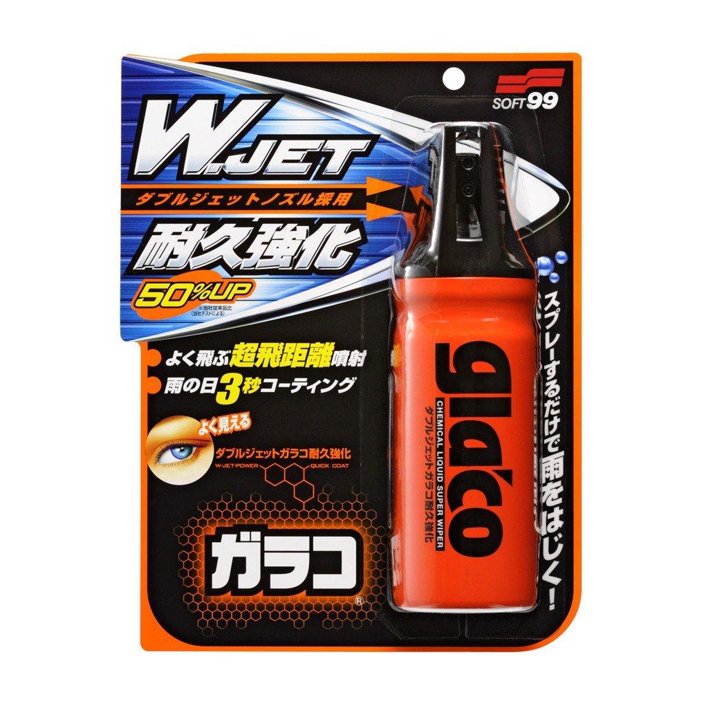 Chai xịt phủ nano kính ô tô tức thì glaco "w" jet strong g-64 - soft99
