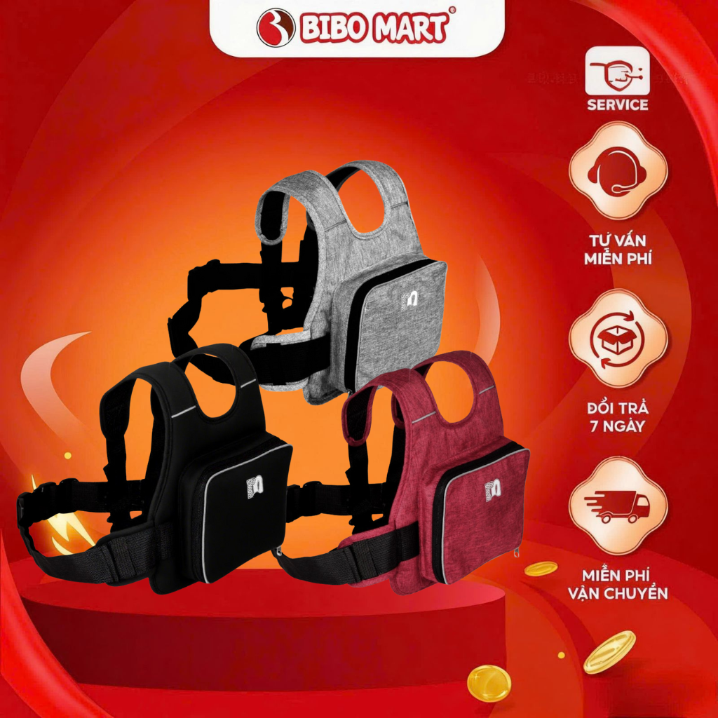 Dây Đai An Toàn Đi Xe Máy Thiết Kế Chắc Chẳn Đảm Bảo Cho Bé - BiBoMart