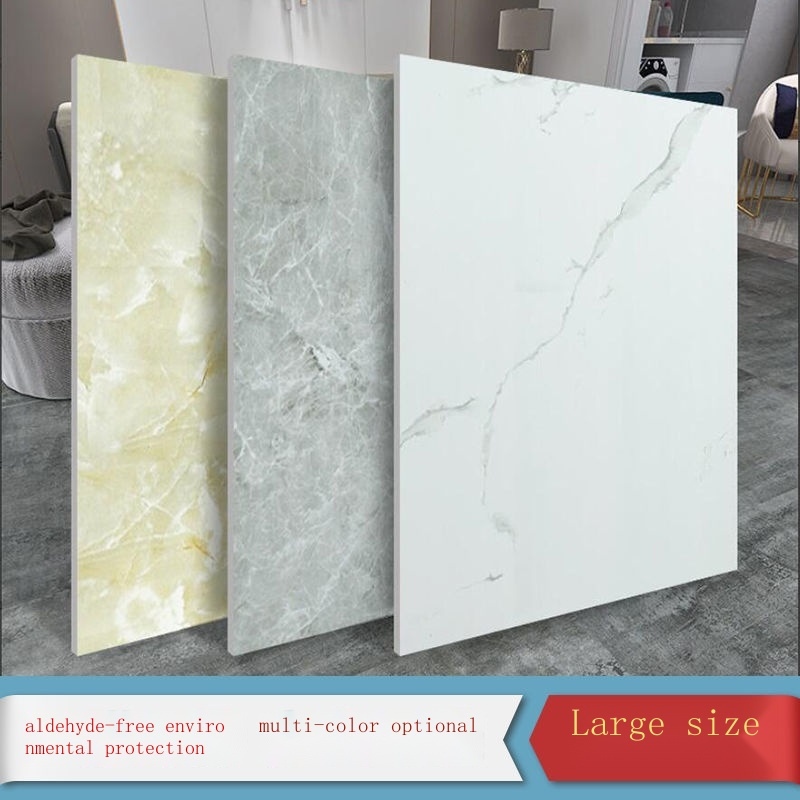 60 x 60 Thêm Tấm dán sàn chống mài mòn Tấm dán chống thấm Sàn nhựa PVC không thấm nước Sàn nhựa dày Tấm sàn Tấm xi măng Kết dính