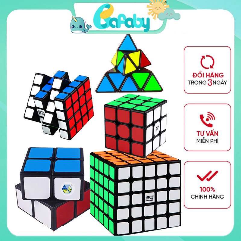 Rubik 3x3 2x2 4x4 5x5 Tam Giác Đồ Chơi Siêu Trí Tuệ Thông Minh Qi2345 - QI