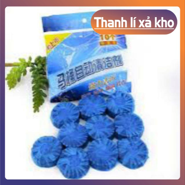 Bộ 10 viên tẩy bồn cầu,tẩy khử mùi (Gia dụng tiện ích 102)