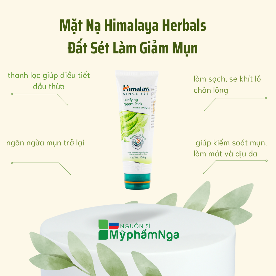 Mặt nạ Himalaya lá Neem giảm mụn sáng da