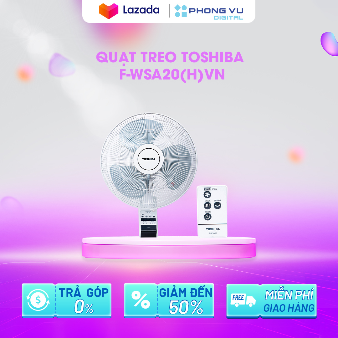 Quạt treo Toshiba F-WSA20(H)VN - Bảo hành 12 tháng