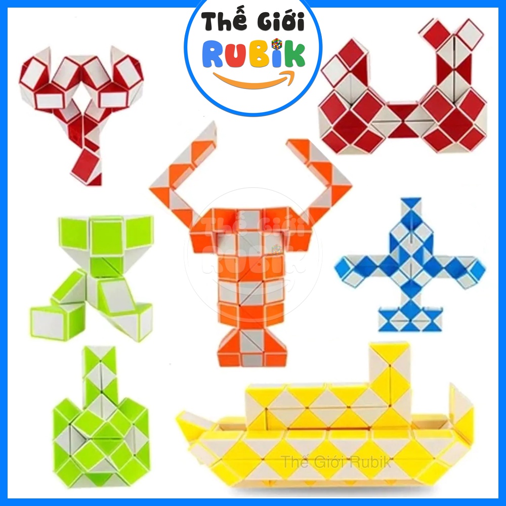 Rubik rắn magic snake qiyi 24 / 36 / 48 / 72 đoạn. rubic biến thể
