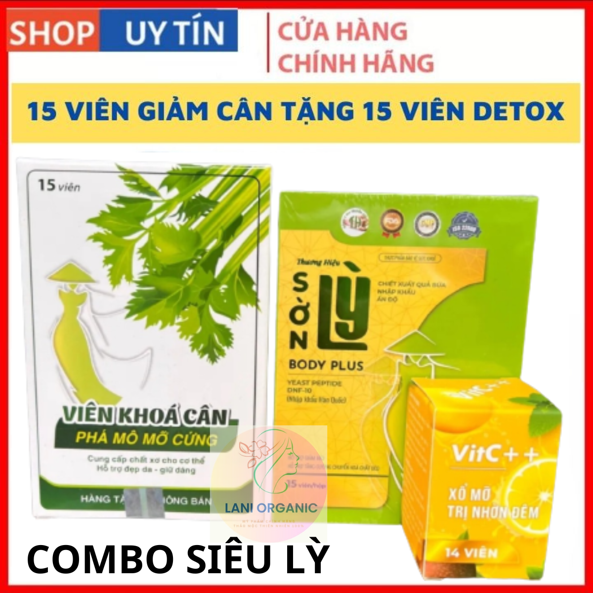Sờn lỳ body plus tiến hạnh mới tặng viên khóa cân + vit c