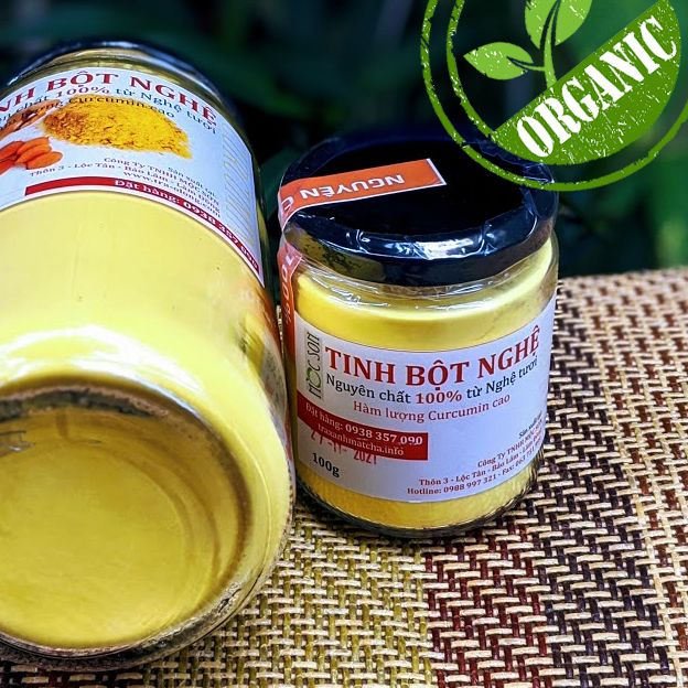 [Hoàn Tiền 10%]Tinh Bột Nghệ Hữu Cơ Nguyên Chất Mộc Sơn hủ 100g 500g - Hỗ trợ đau dạ dày, tiêu hóa, đắp mặt dưỡng da xóa mờ thâm nám tàn nhang hiệu quả - Sản Phẩm Chính Hãng - Thương Hiệu Cao Cấp - Uy Tín