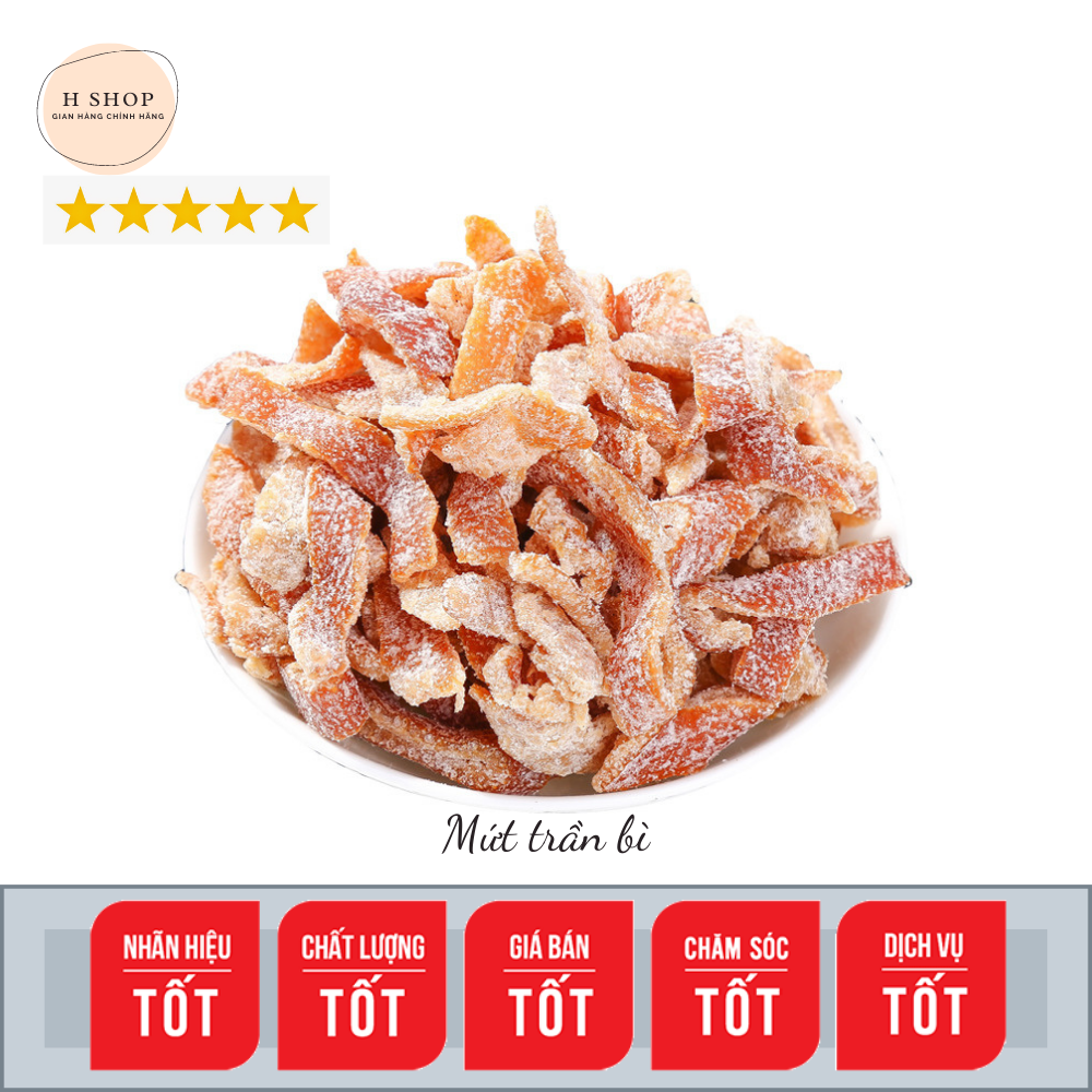 Mứt vỏ quýt gói 100g tăng sức đề kháng rất tốt