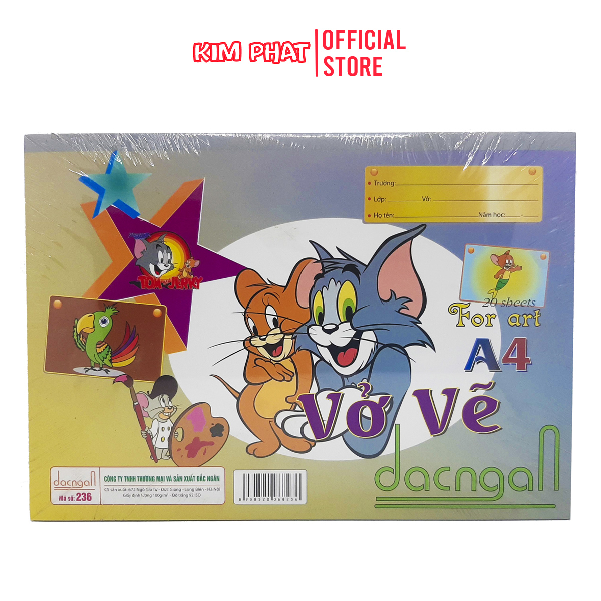 Vở vẽ A4 Đắc Ngân