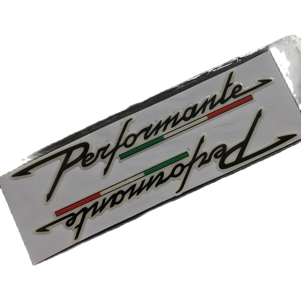 [HCM][CHUYÊN TEM ] TEM DÁN XE CHỮ PERFORMANTE NỔI TRANG TRÍ CHO NHIỀU LOẠI XE  KEO CỰC DÍNH (MÀU ĐEN)