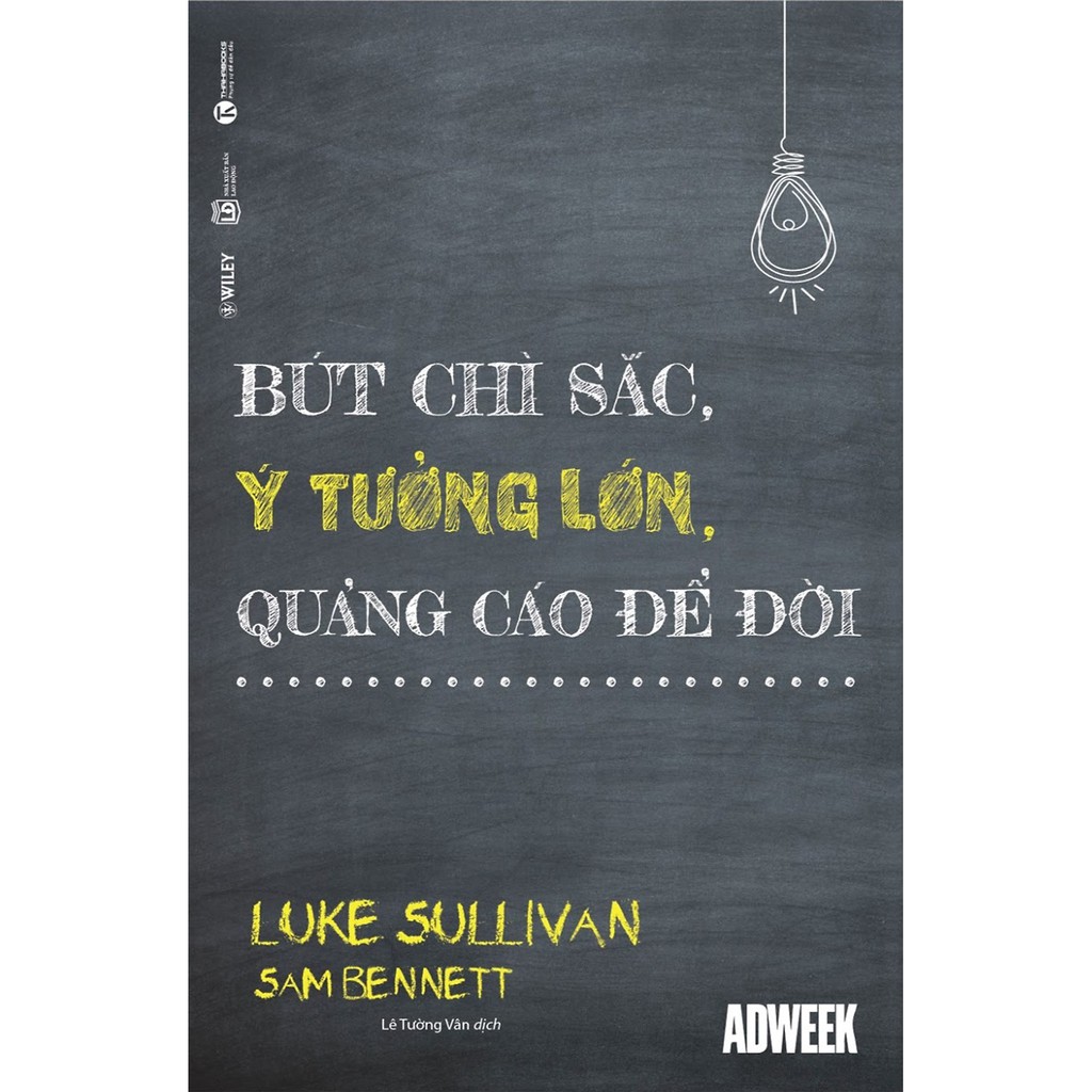 Sách - bút chì sắc, ý tưởng lớn, quảng cáo để đời