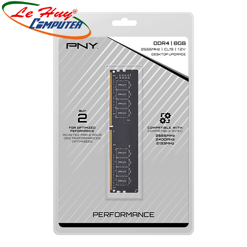Ram máy tính pny 8gb ddr4 2666mhz
