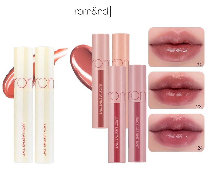 Son Tint Lì, Lên Màu Chuẩn, Cho Đôi Môi Căng Mọng Romand Juicy Lasting Tint 5.5g [Bare Juicy Lasting 2021] [Màu 22 -> 33]
