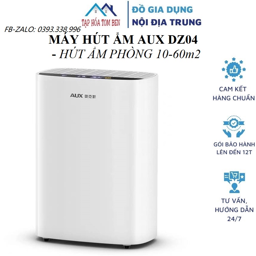 MÁY HÚT ẨM AUX -Máy hút ẩm không khí đa năng AUX, khử trùng bằng tia UV