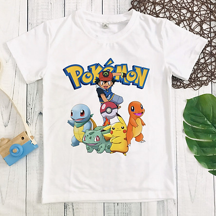[Xả kho] Áo thun trẻ em POKEMON giá siêu rẻ