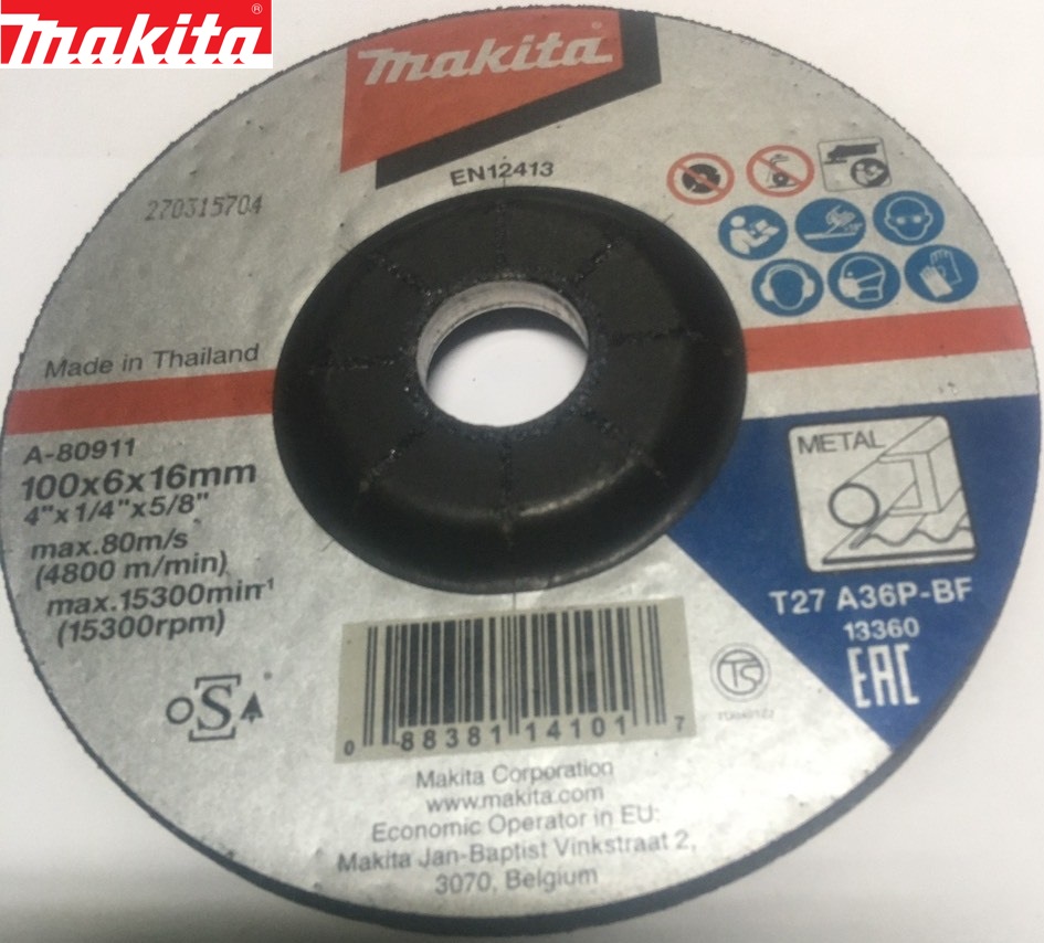 Đá mài sắt 100mm makita chính hãng a-80911