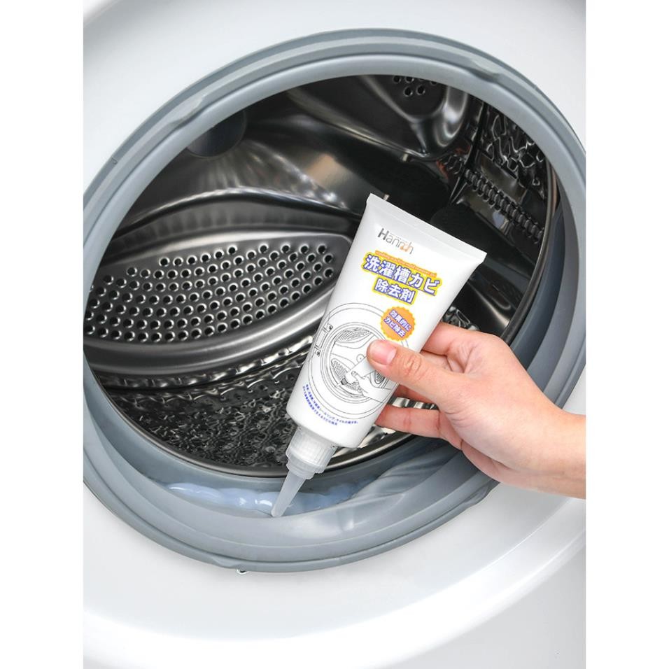 Hanoh Mold Removal Gel for Washing Machines – Safe Rubber Gasket Cleaning Solution and Deodorizer
