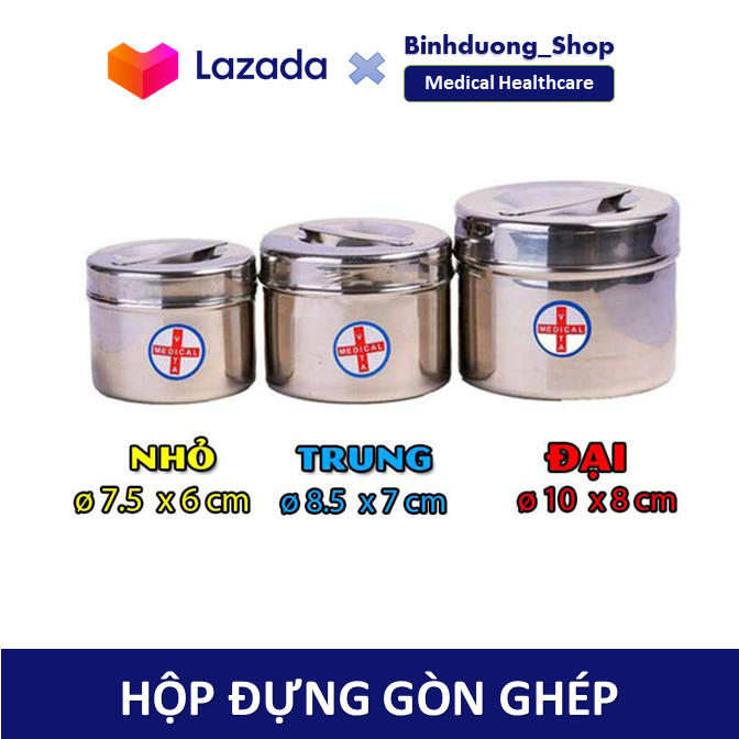 Hộp gòn đúc inox, hộp lưu mẫu các size