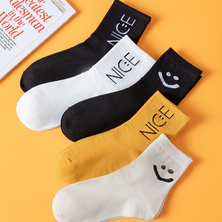 Set 5 đôi tất vớ nữ cổ lỡ nice 2021 nhiều màu