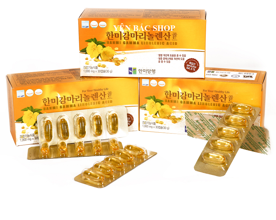 Tinh dầu hoa anh thảo hàn quốc 100mg x 30 viên - Nội tiết tố nữ