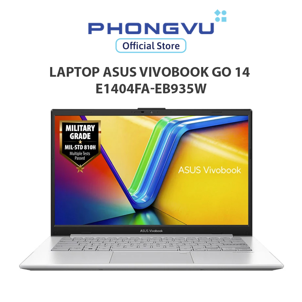 Asus Vivobook Go 14 E1404Fa-Eb935W Laptop (Ryzen 5 40/ 16Gb/ 512Gb/ Windows 11 Home) - 24-Month Warranty Giá 20,290,000 Đồng*Miễn phí vận chuyển