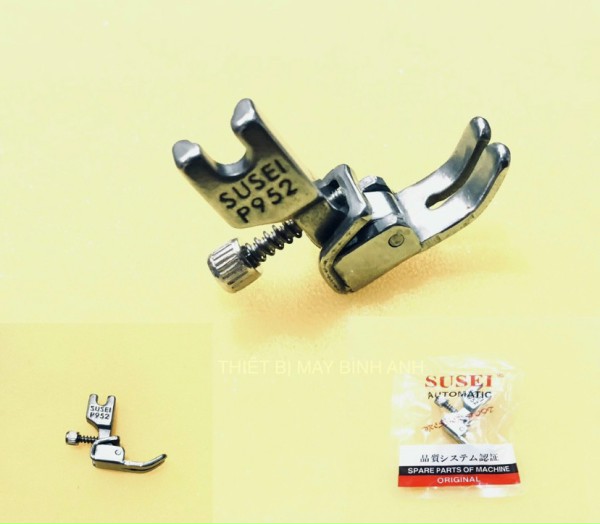 Chân vịt nhún P952 có ốc vặn ở sau dùng cho máy may 1 kim công nghiệp