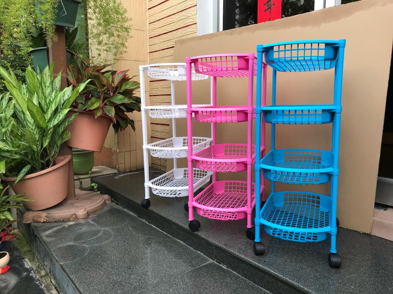 Kệ 4 tầng Tashuan Ts-5319A (màu xanh, trắng…)