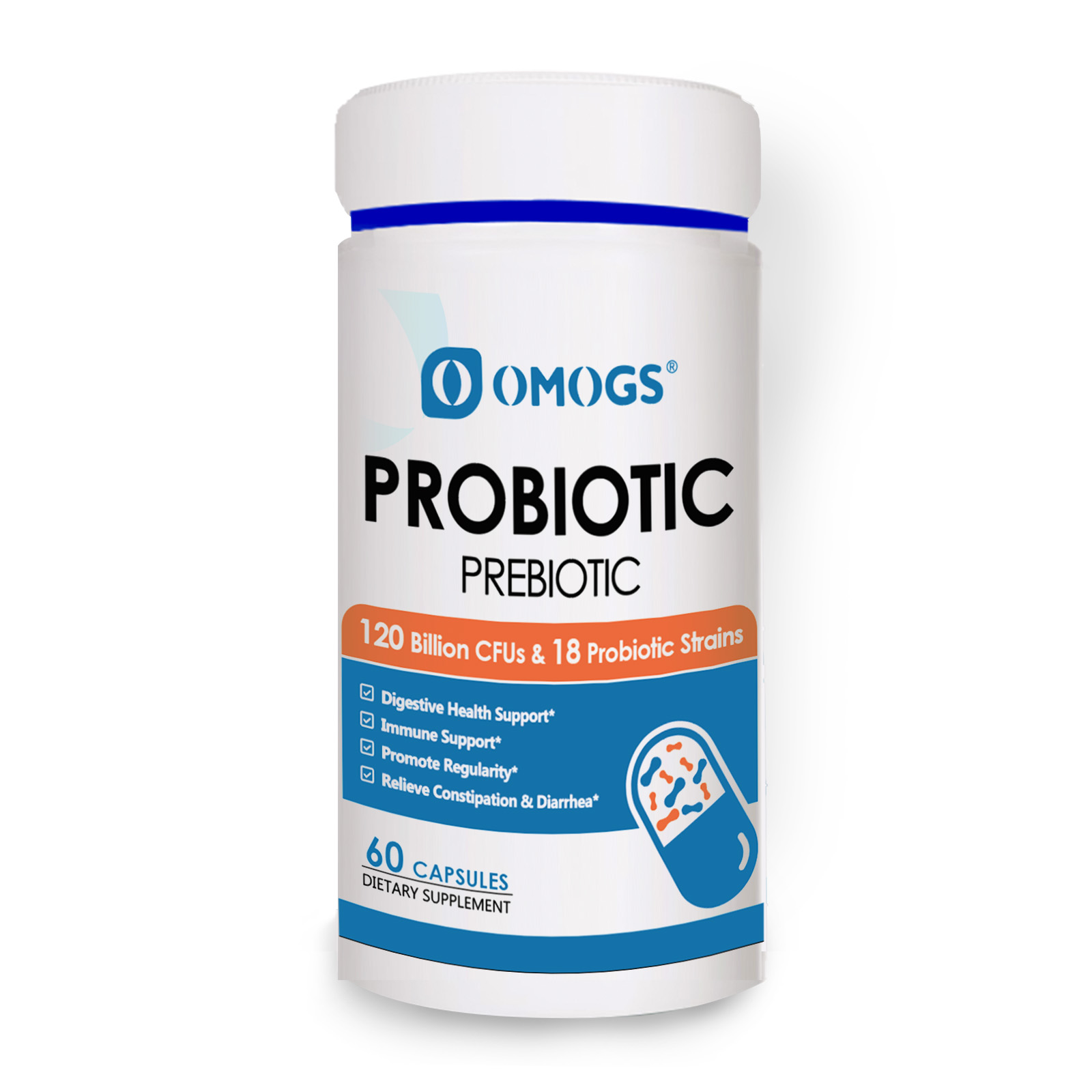 OMOGS Probiotic 120 tỷ CFUs 18 chủng Probiotics men vi sinh cho phụ nữ