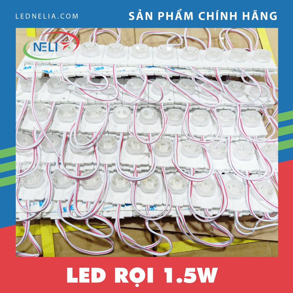 Dây led mắt trâu 1 bóng rọi công suất 1,5W chuyên làm biển hút nổi,hắt cạnh biển quảng cáo