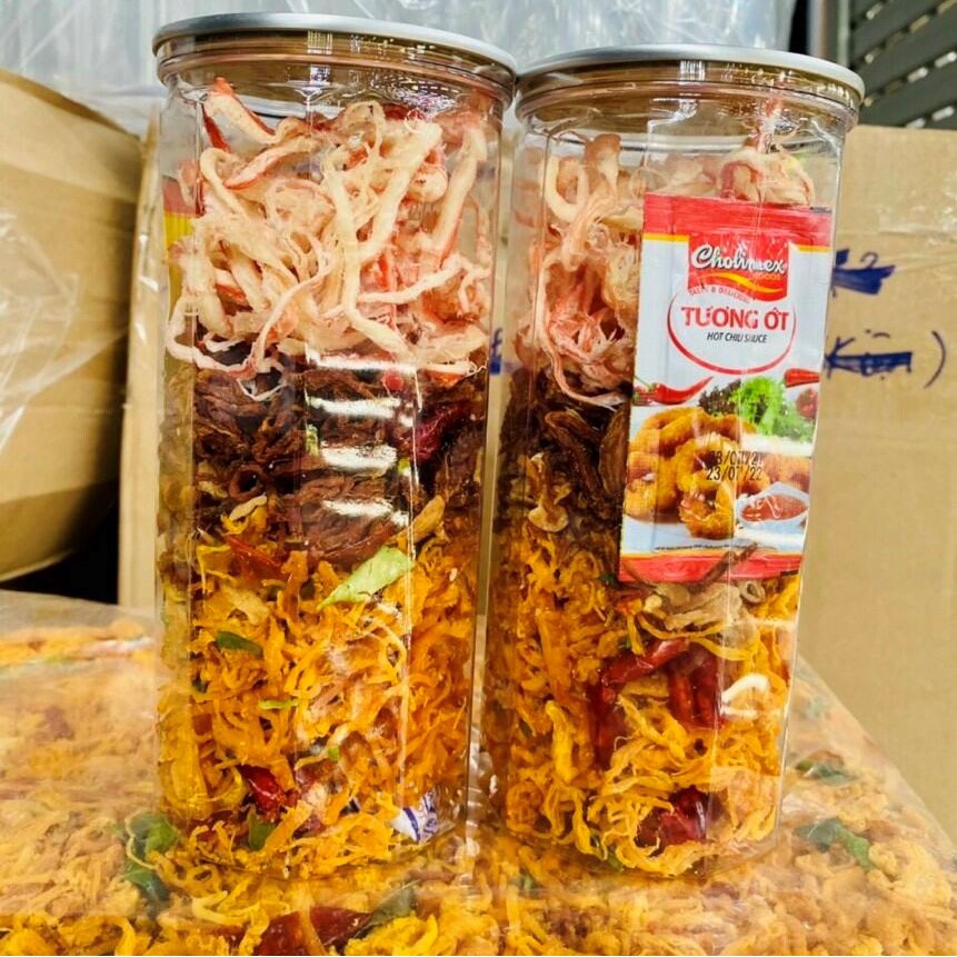 Khô mix 3 vị hủ 300g - ăn vặt gà beo