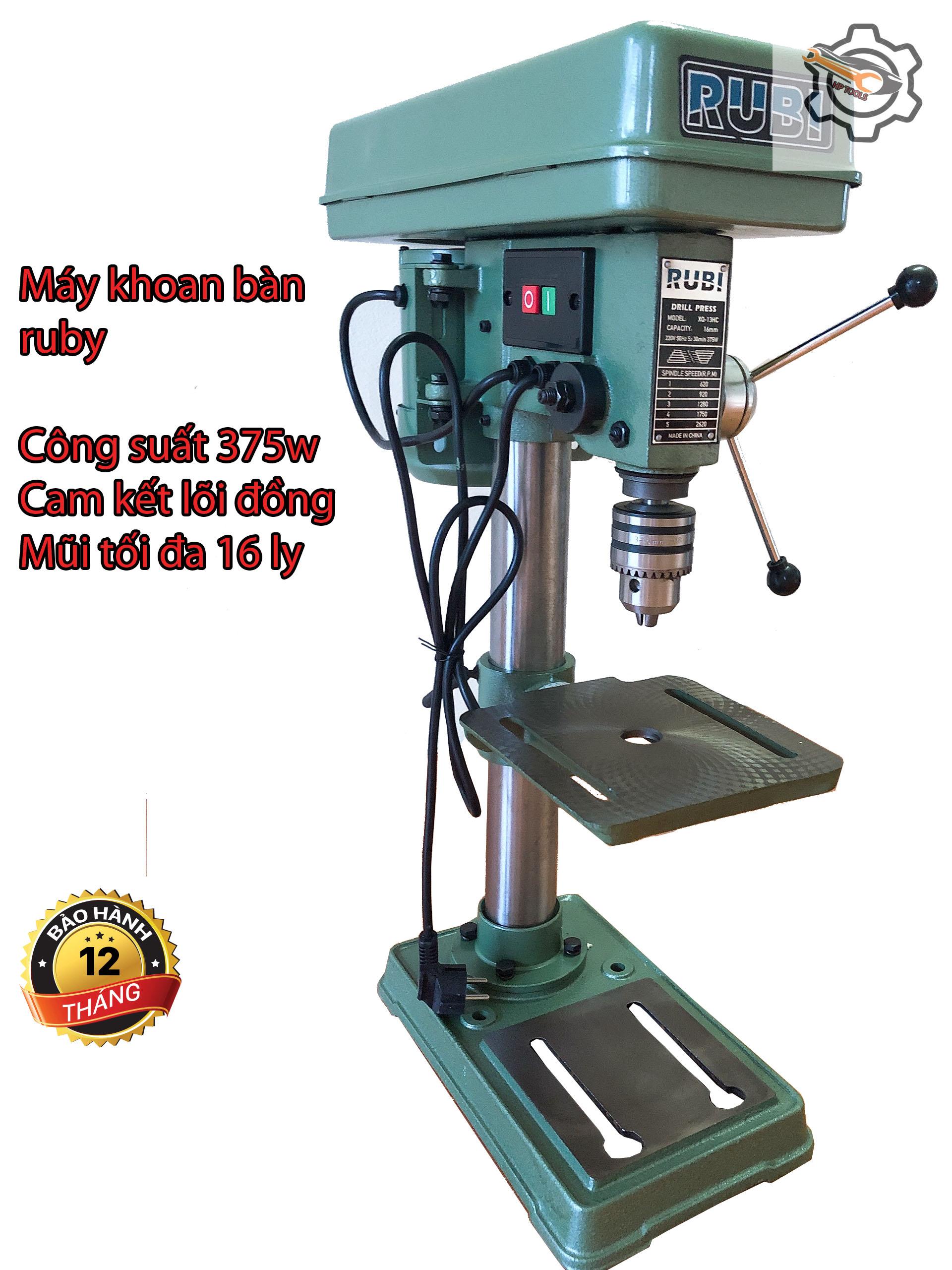 Máy khoan bàn 375W Hàng Nội Điạ 220V Bảo Hành Máy 12 Tháng