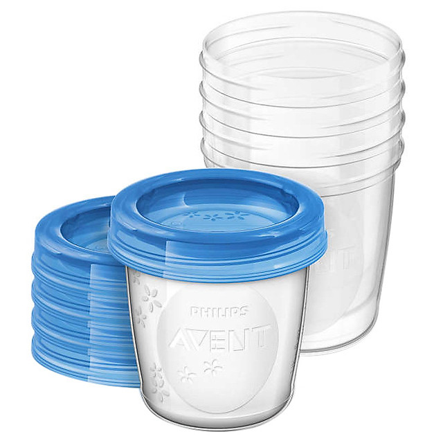 Không hộp bao bì - Cốc Trữ Sữa VIA Philips Avent (5Ly -180ml) - SCF619/05