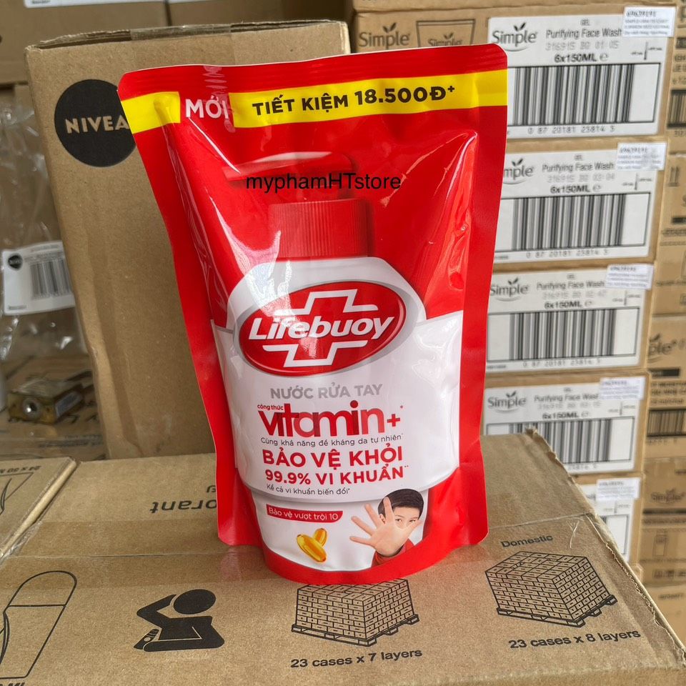 Nước rửa tay Lifebuoy dạng túi 450g