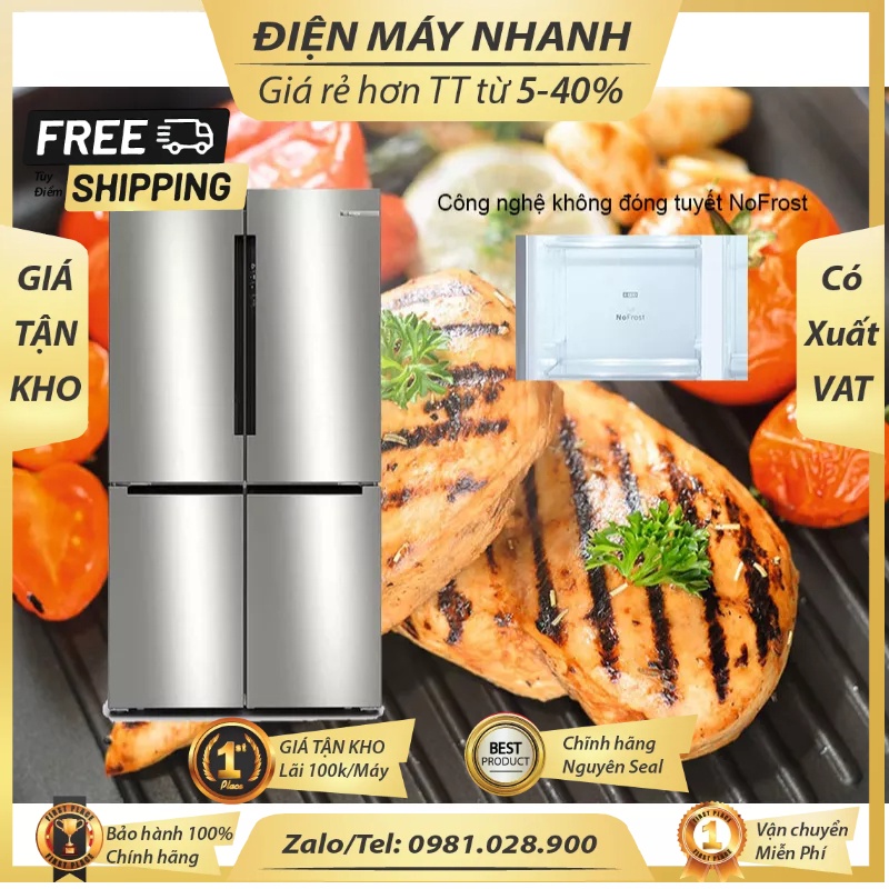 Tủ lạnh bosch 605 lít kfn96apeag