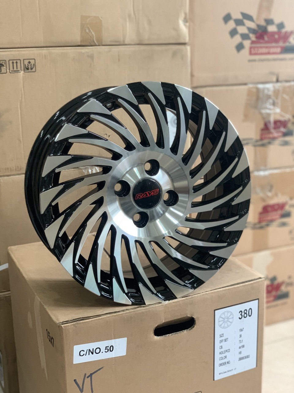 mẫu mâm 14inch dành cho xe Mitsu Jolie TYT Cá mập