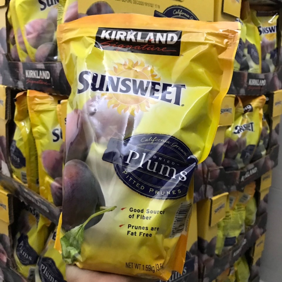 Mận sấy khô Kirkland Sunsweet 1,59KG Mỹ - Date T3/2025
