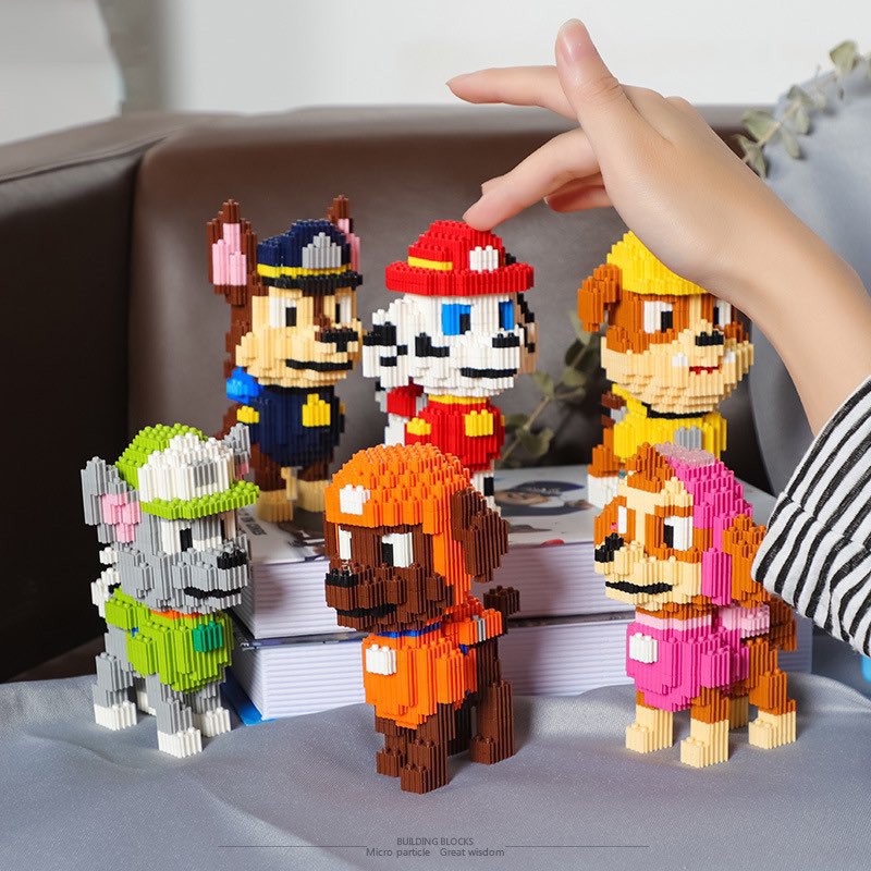 [Hoàn tiền 10%]Đồ chơi lắp ráp chó cứu hộ  ghép hình động vật 3d