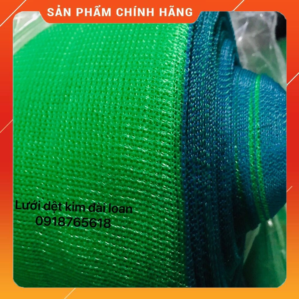 Lưới che nắng dệt kim Đài Loan 4m x 30m - màu xanh