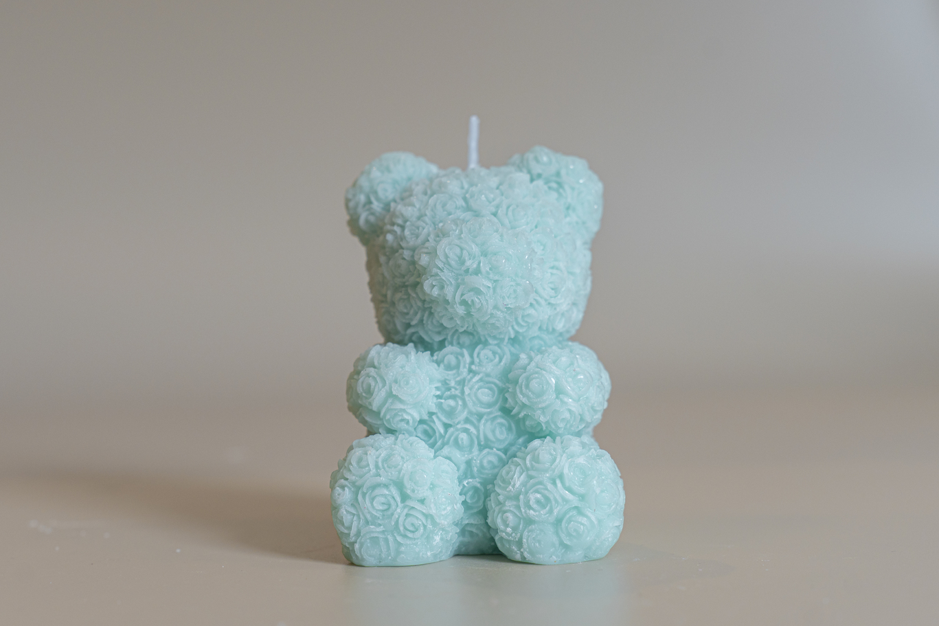Nến Thơm Gấu Teddy Hoa Hồng Quà Tặng Người Thương