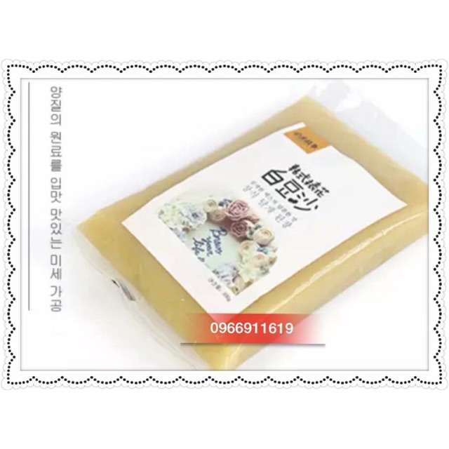 Đậu trắng sên sẵn bắt hoa xôi, sấy khô làm cành trang trí