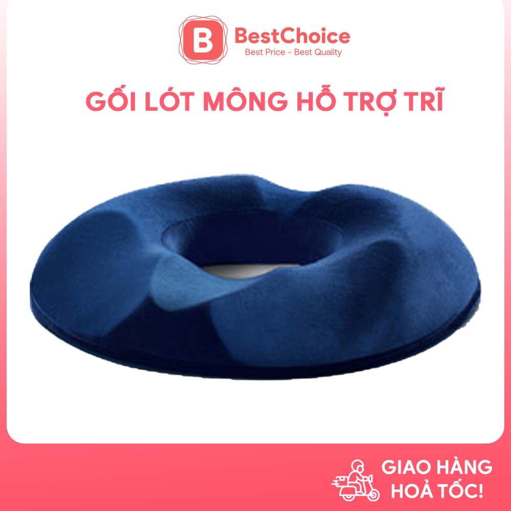 [HCM]Gối lót ghế ngồi y tế cao su non cho người bệnh trĩ đau xương cụt loại 4U dùng cho cả nam và nữ