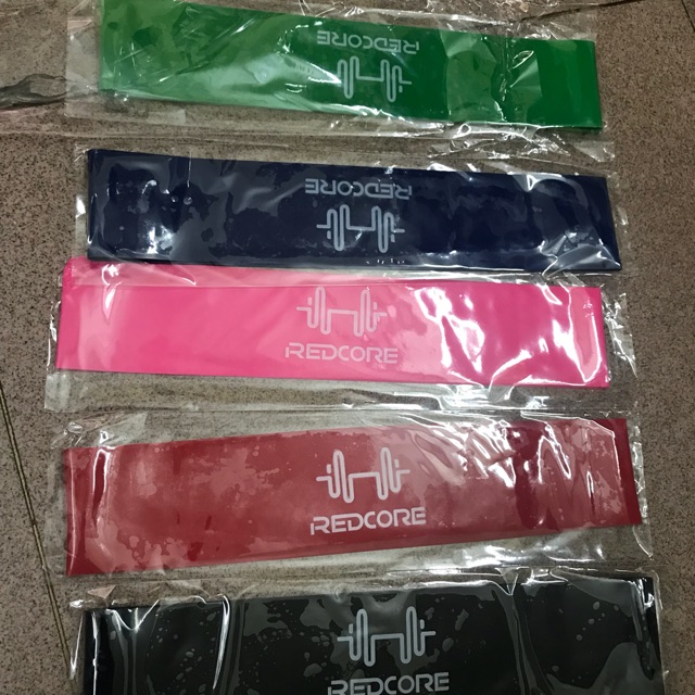 COMBO 5 DÂY MINI BAND, DÂY CAO SU KHÁNG LỰC VALEO TẬP CHÂN MÔNG, PHỤ KIỆN TẬP GYM