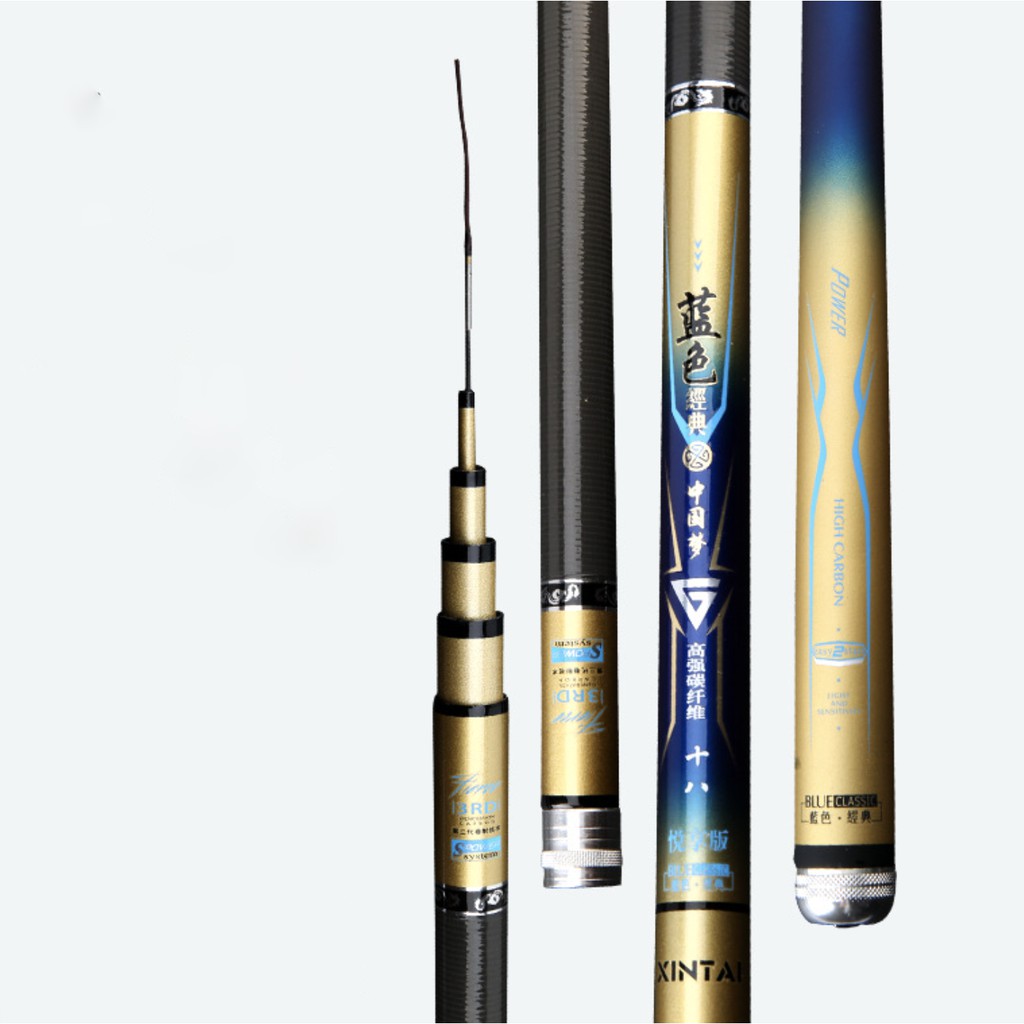 Cần câu tay carbon giấc mộng trung hoa phân bố lực 28 - tặng kèm ngọn phụ
