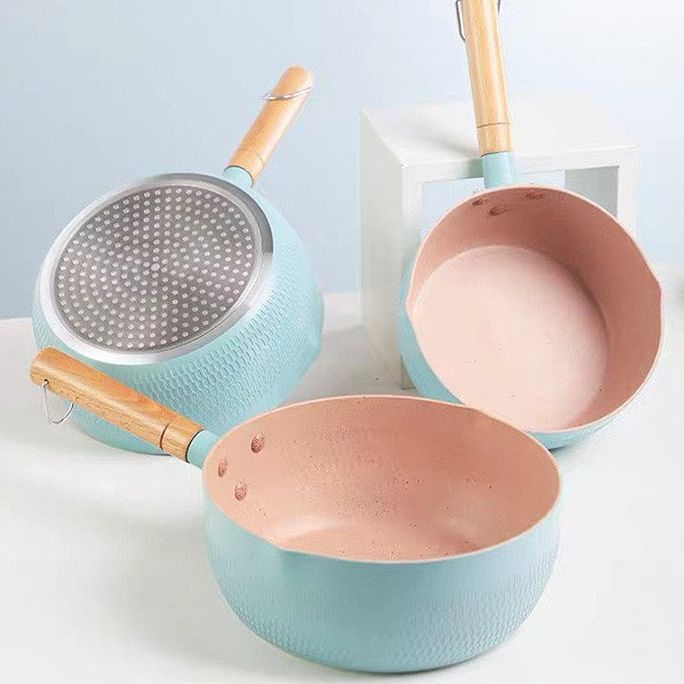 [Hàng Tốt] CHẢO ĐÁ LÒNG SÂU ĐÁY TỪ TRÁNG VÂN ĐÁ CHỐNG DÍNH CHIÊN XÀO NẤU MÌ NẤU LẨU ĐA NĂNG DÙNG ĐƯỢC TRÊN TẤT CẢ CÁC LOẠI BẾP - CHẢO VÂN ĐÁ BẾP TỪ SÂU LÒNG 18CM CÓ TAY CẦM CHỐNG NÓNG TIỆN LỢI