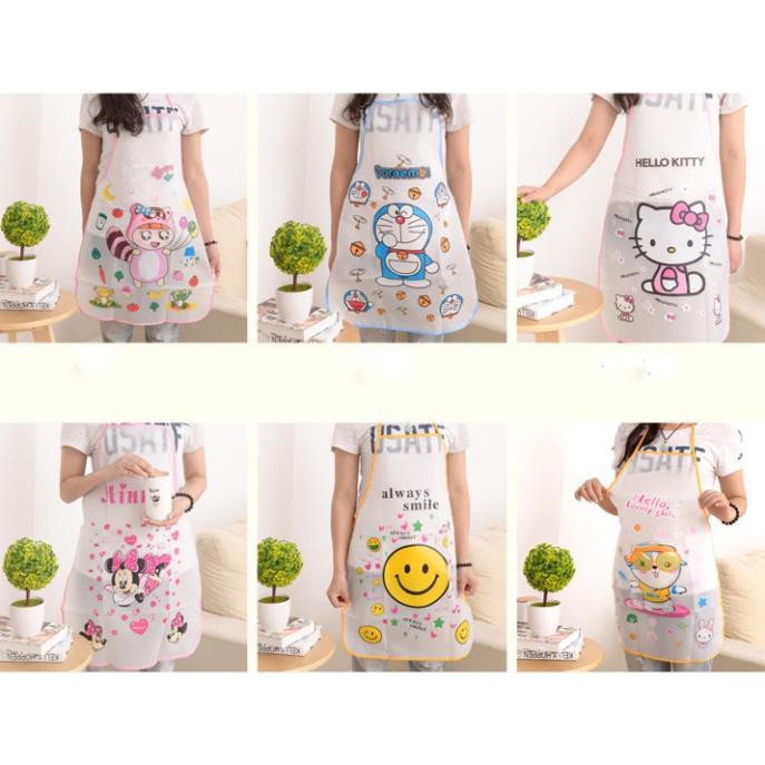 Tạp dề chống thấm hình dễ thương shopanhthu