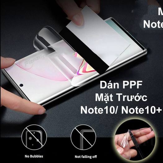Miếng dán PPF Samsung Note 10/ Note 10 Plus full mặt trước và mắt sau