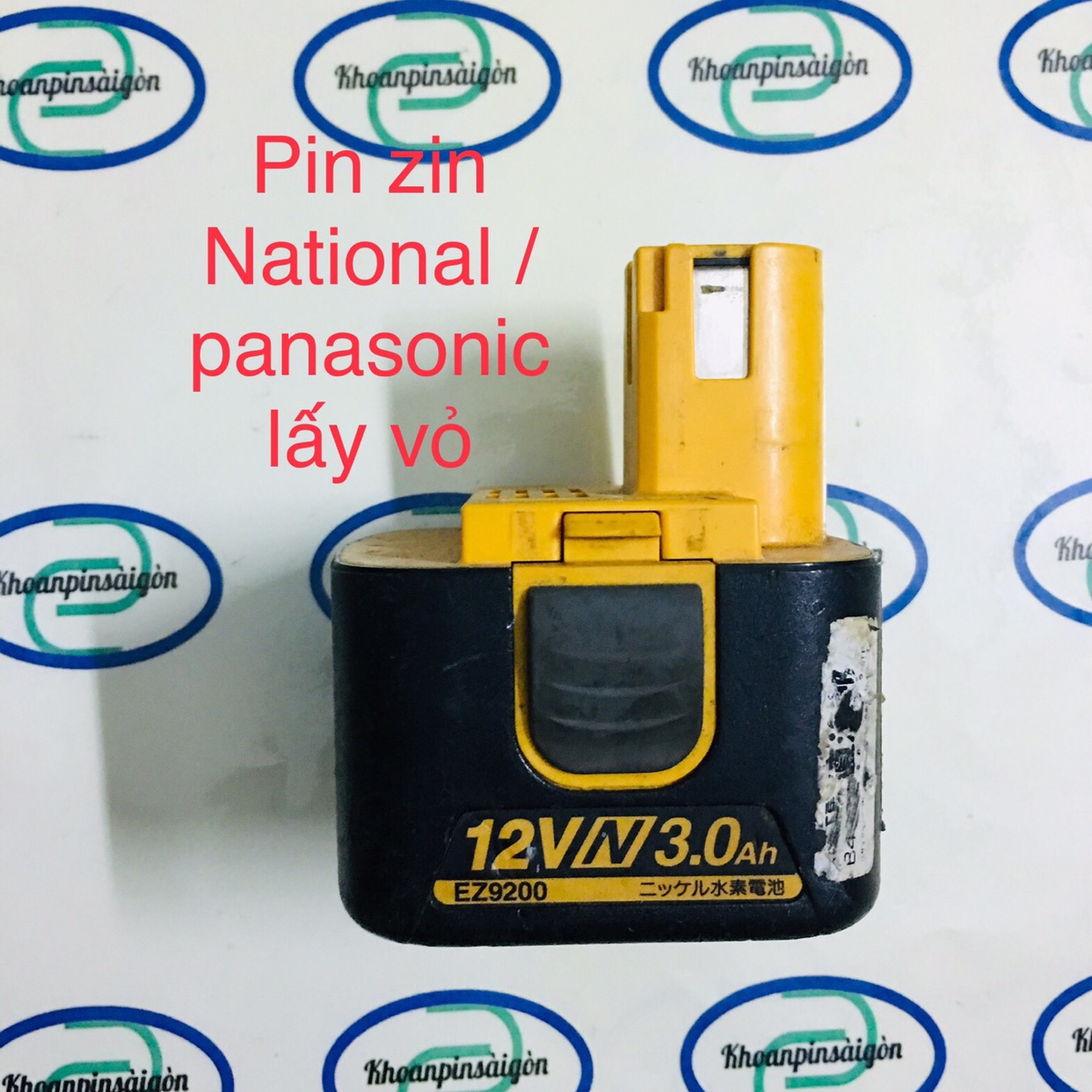1 vỏ Pin zin National/ Panasonic 12vol , vỏ cũ (ko pin)