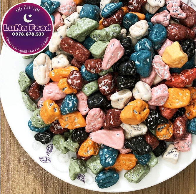 Kẹo Sỏi Đá Socola Tuổi Thơ, Kẹo Socola, Kẹo Ngọt, đồ ăn vặt tuổi thơ