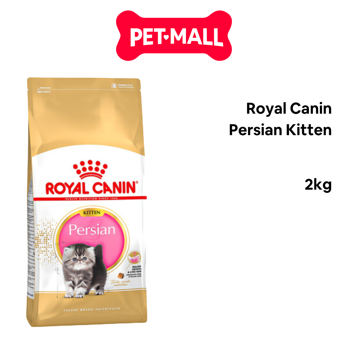 2kg - thức ăn mèo royal canin persian kitten - mèo con ba tư petmall